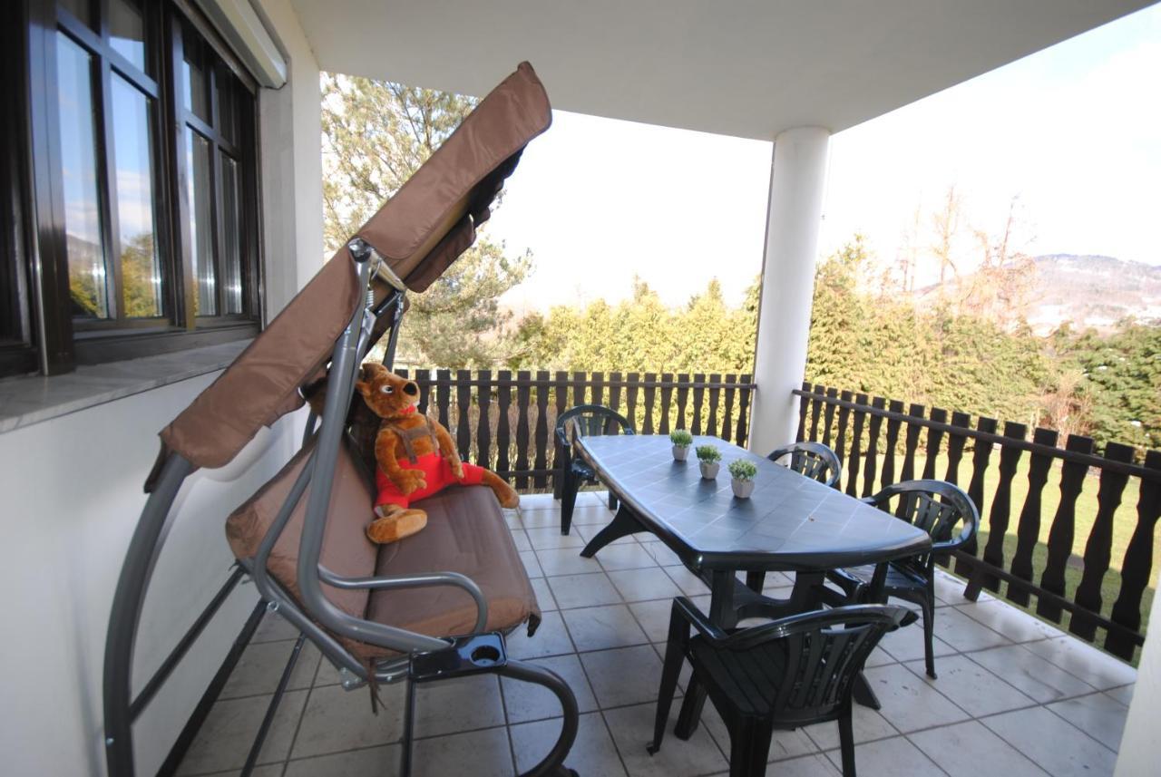 Dog Friendly Dom, Apartamenty Wichrowe Wzgorza Z Basenem Brenna อุสทรอน ภายนอก รูปภาพ